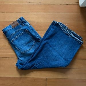 Madewell Wide Leg Crop Jeans Women’s Size 32